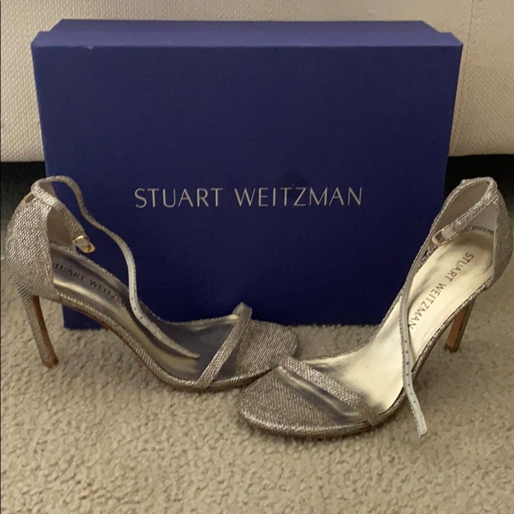 Stuart Weitzman Nudistsong in Platinum Noir